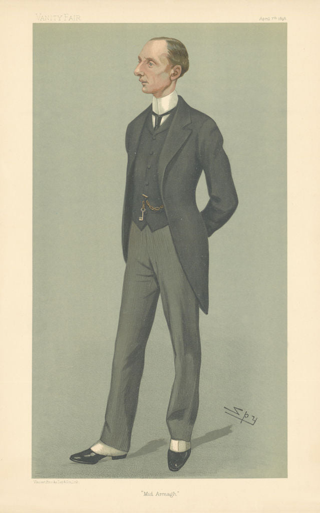 VANITY FAIR SPY CARTOON Dunbar Plunket Barton QC 'Mid Armagh' Ireland 1898